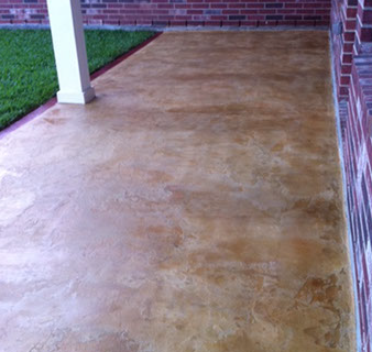 outdoor colour concrete floor